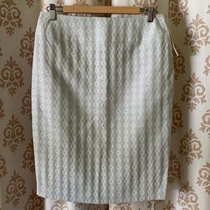 Sharagano sky blue pencil skirt 10 NWT